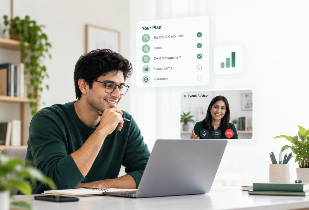 Fydaa Direct Plan — personalised financial planning with an advisor